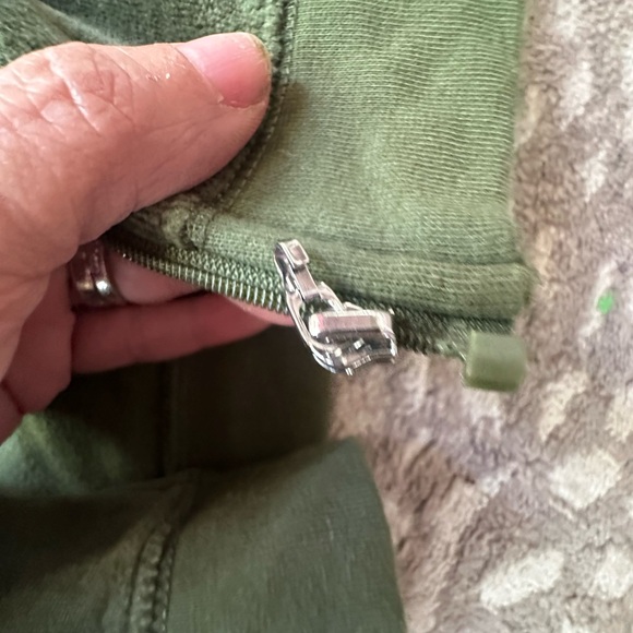 Juicy Couture Olive Green Track Pants & Hoodie Set - Picture 6 of 12